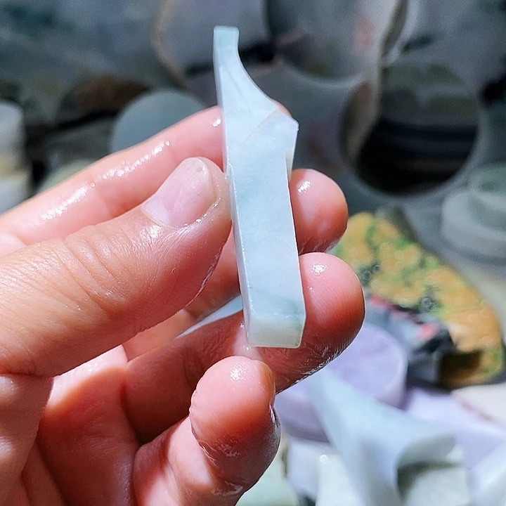 散珠翡翠边角料193