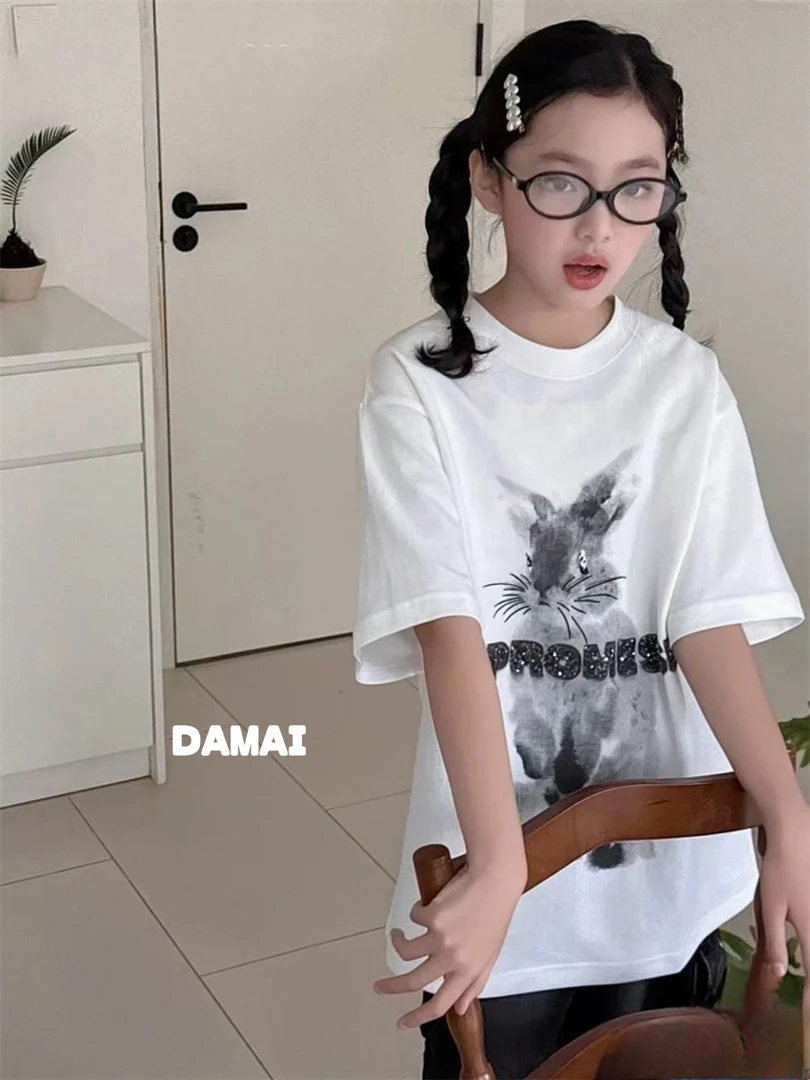 【衣佳】2023兔子大板T恤