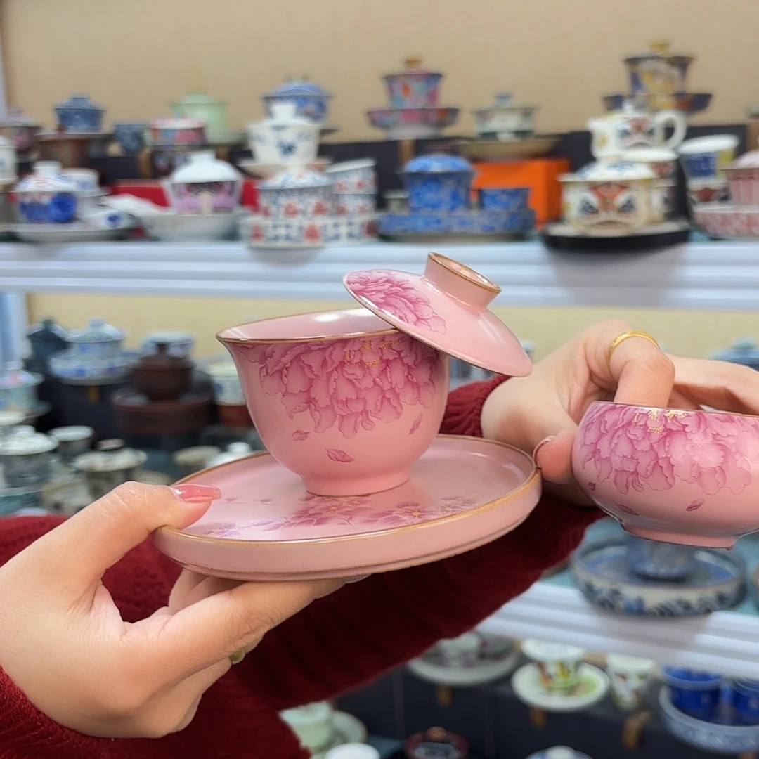 盖碗里的水煮开后