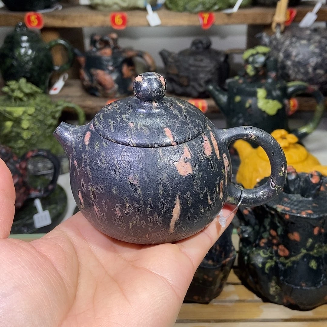 安山玉梅花玉西施壶150cc