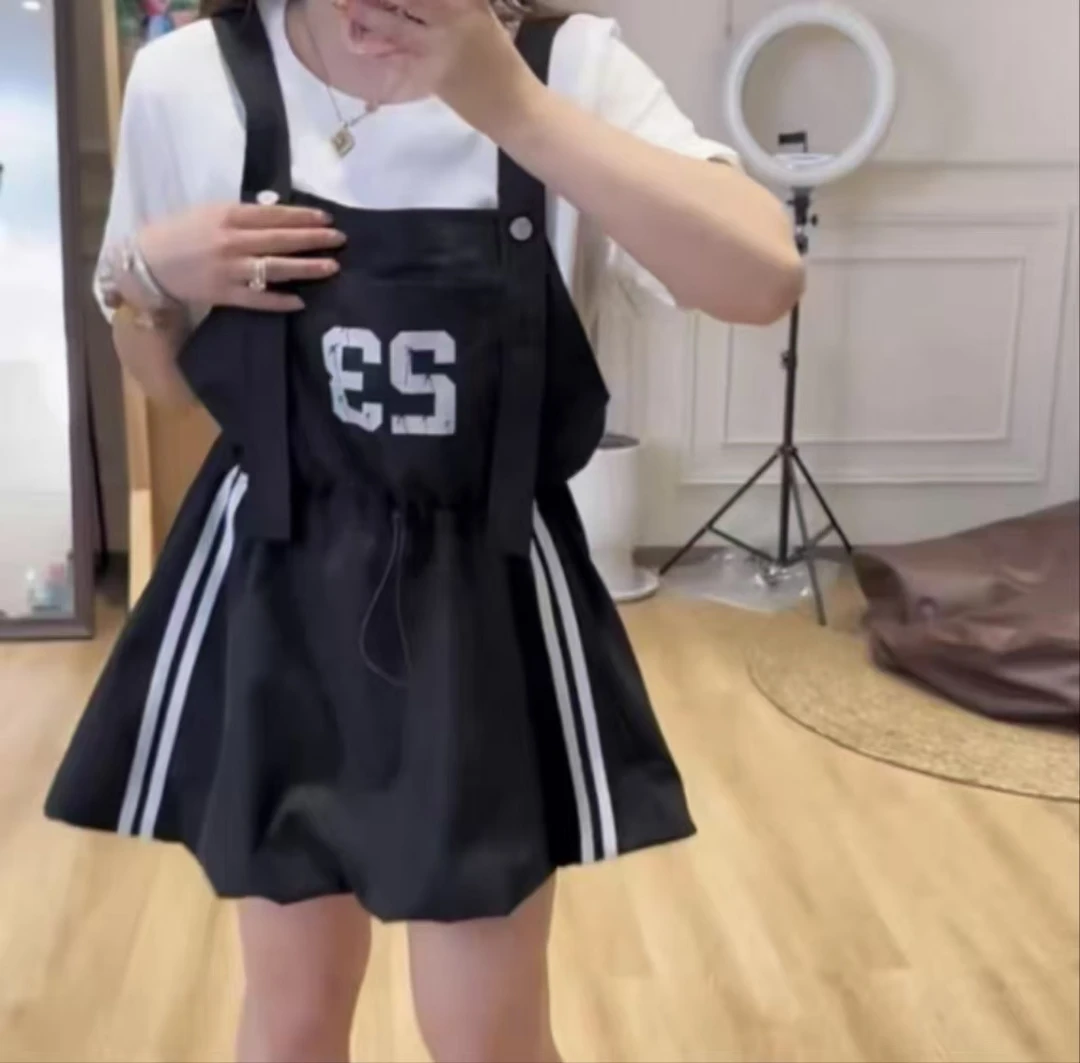 三金 甜辣法式显瘦纯色短袖女2560衣