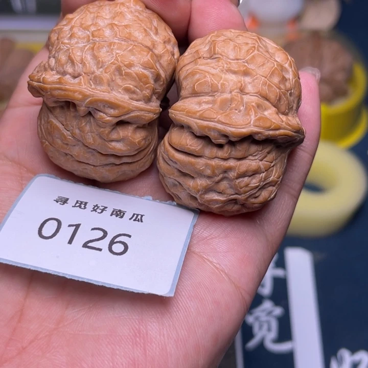 皆****文玩核桃吊坠南瓜墩43-0126