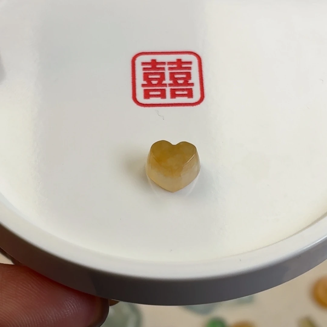 翡翠散珠布丁爱心