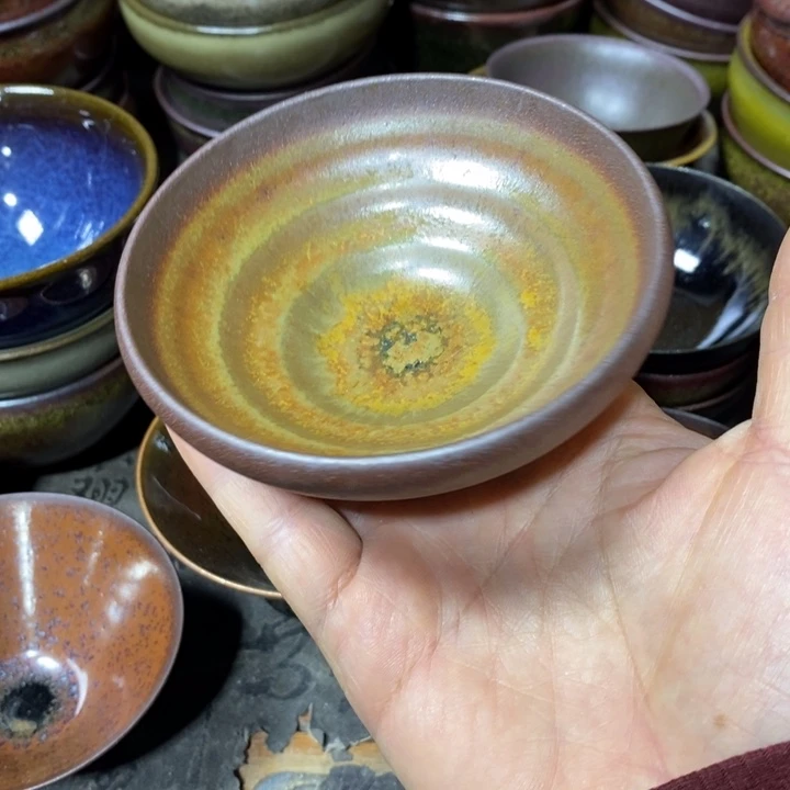 茶盏建阳建盏微瑕柴烧