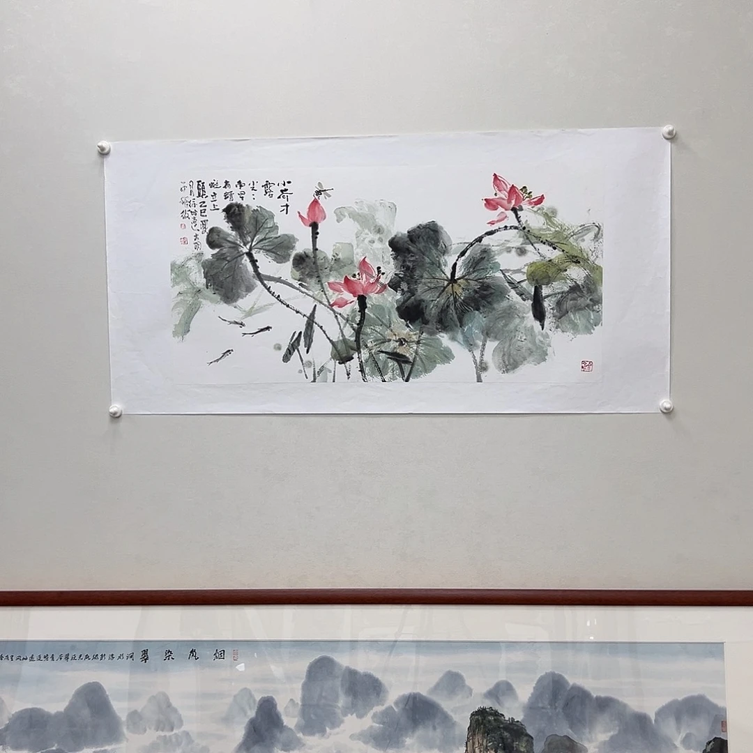 国画徐坤连三尺精品佳作