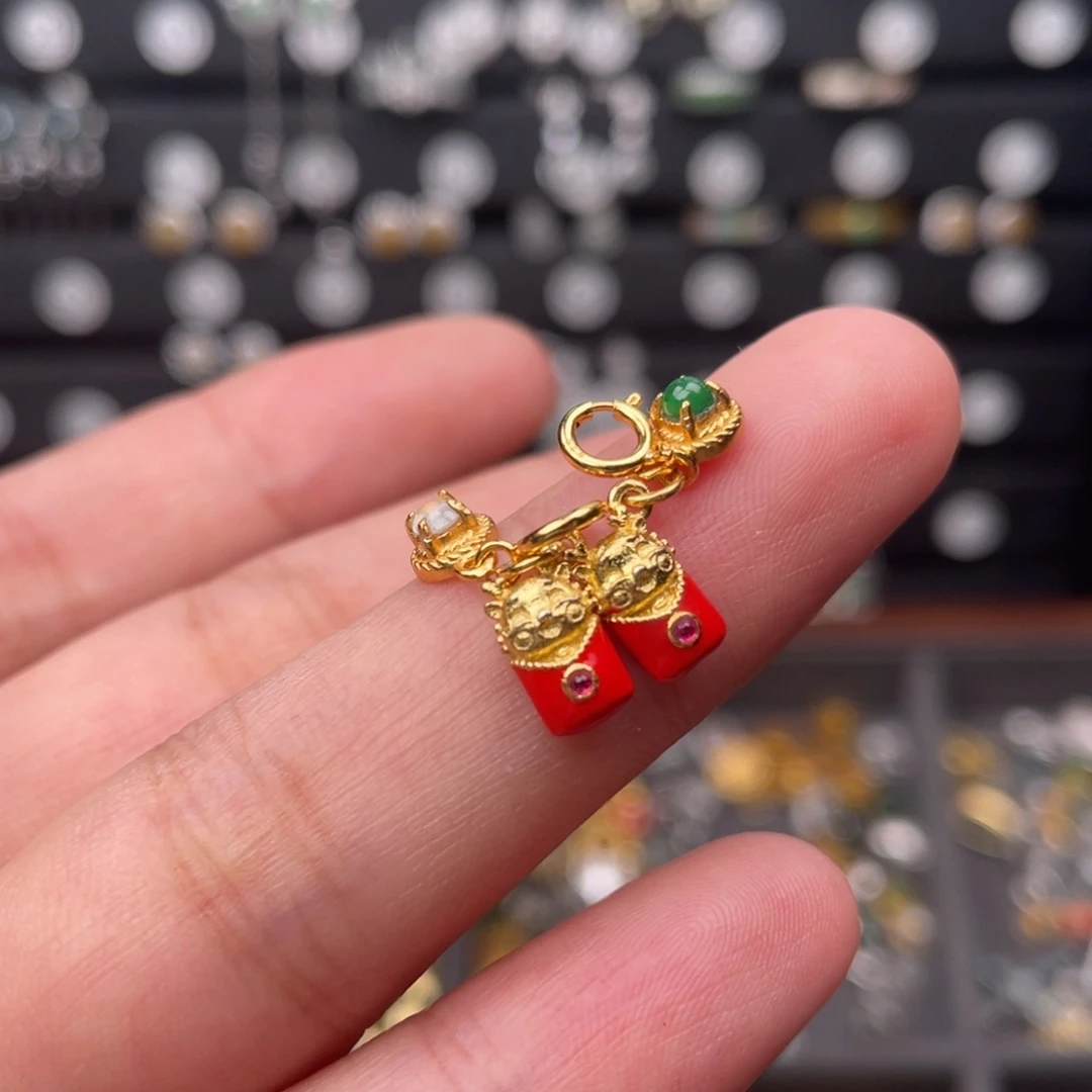 颈饰银S925镶嵌翡翠1