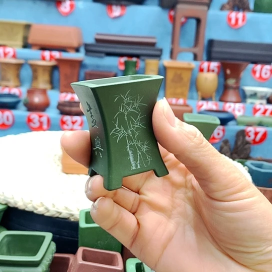 【闪购商品】紫砂花盆大**喵紫砂花盆