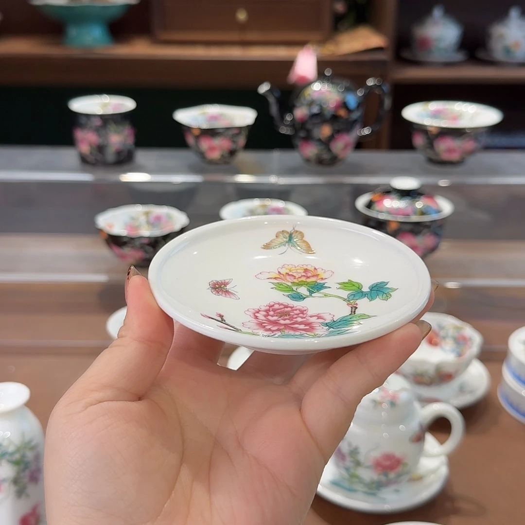 珐琅彩主人杯茶具套装