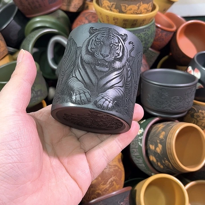 茶杯紫砂全手工紫砂主人杯