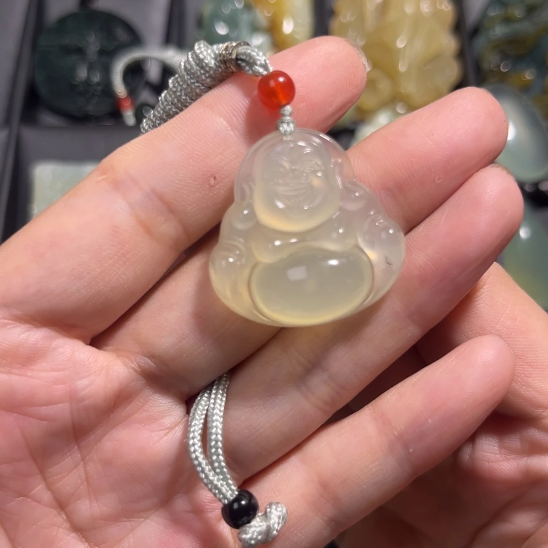 蛇纹石玉未镶嵌吊坠(不含链)