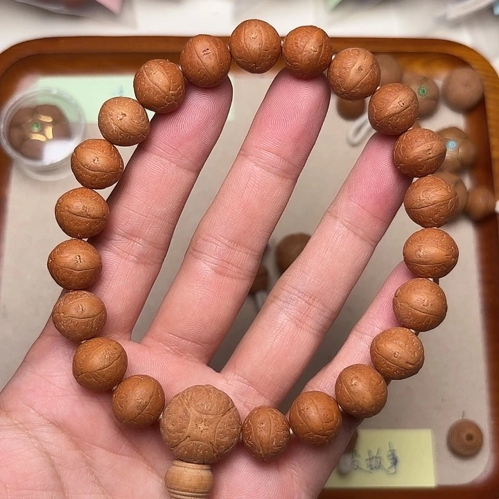 凤眼菩提手串精品正圆红油皮手串小12福利