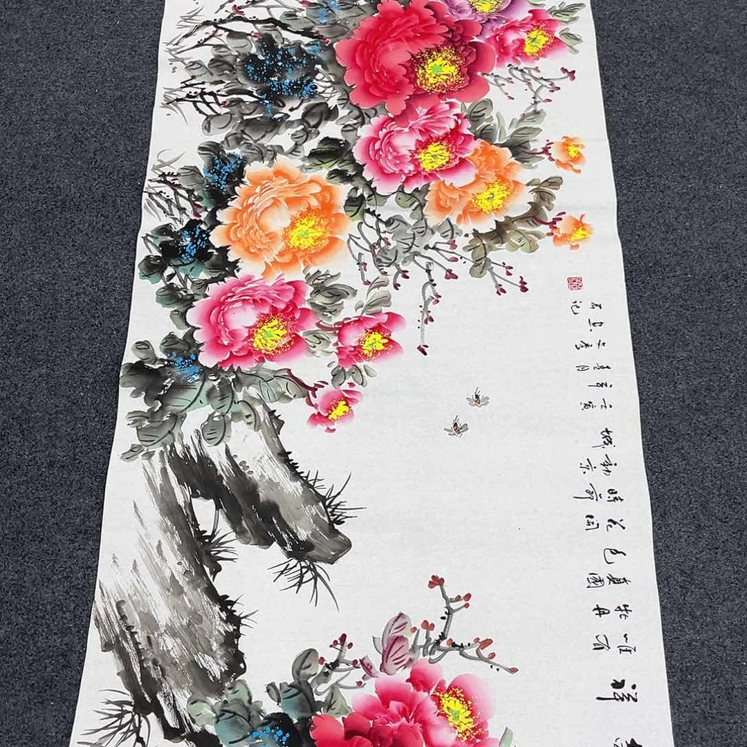 国画国画作品宣纸纯手绘