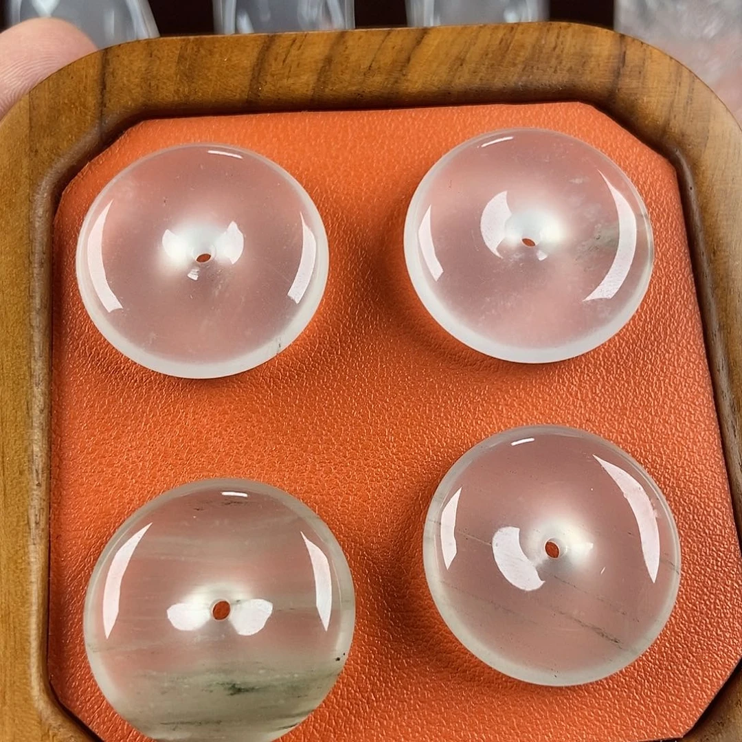 石英质玉未镶嵌颈饰平安扣福利