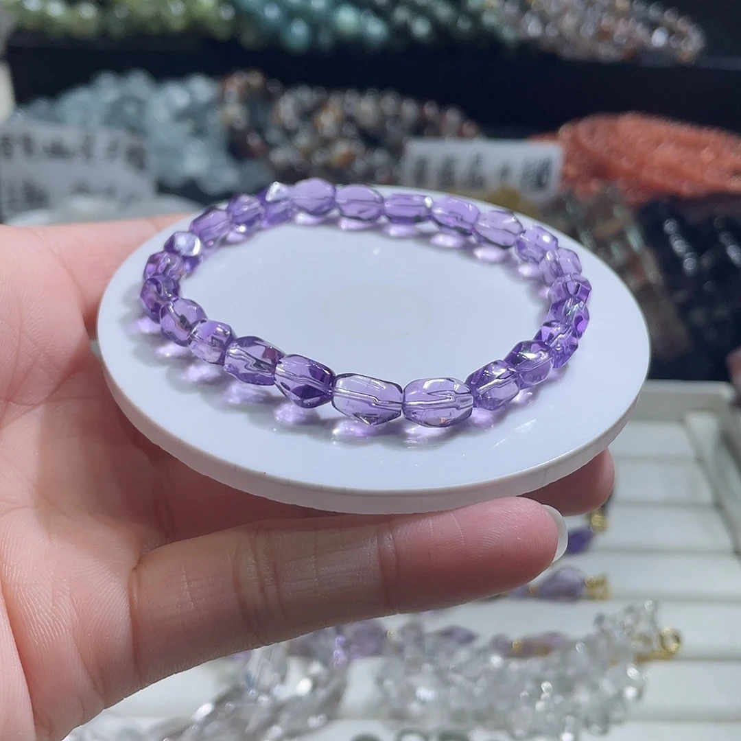 手链水晶银S925镶嵌手串