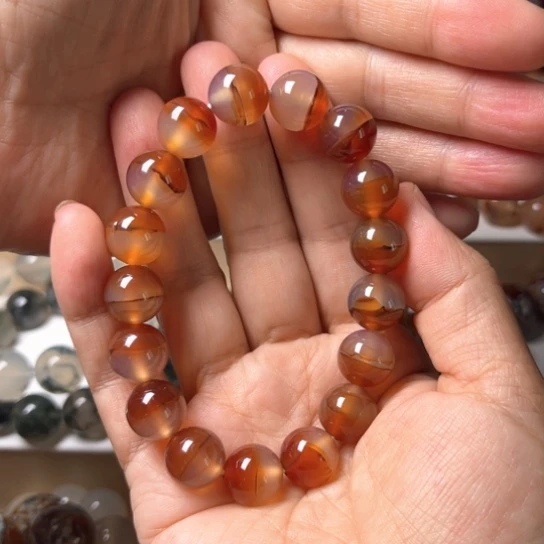 玛瑙/玉髓未镶嵌手链