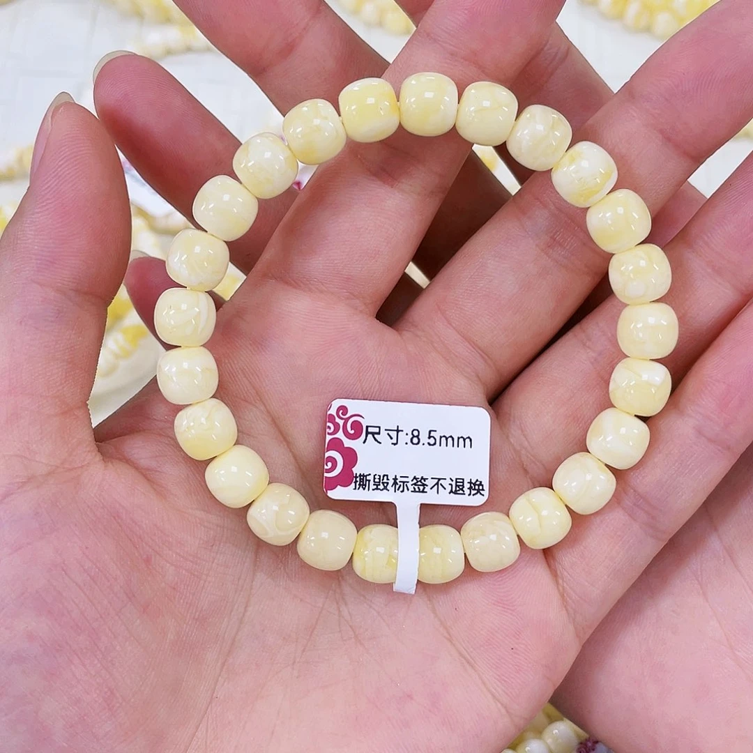 未镶嵌蜜蜡手串8.5mm