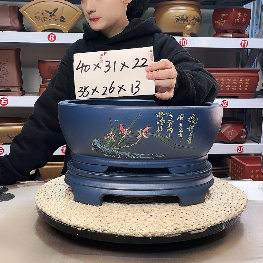 紫砂花盆紫砂花盆