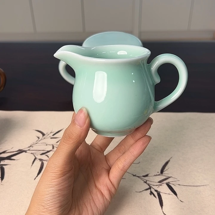 龙泉云间青瓷小米茶器