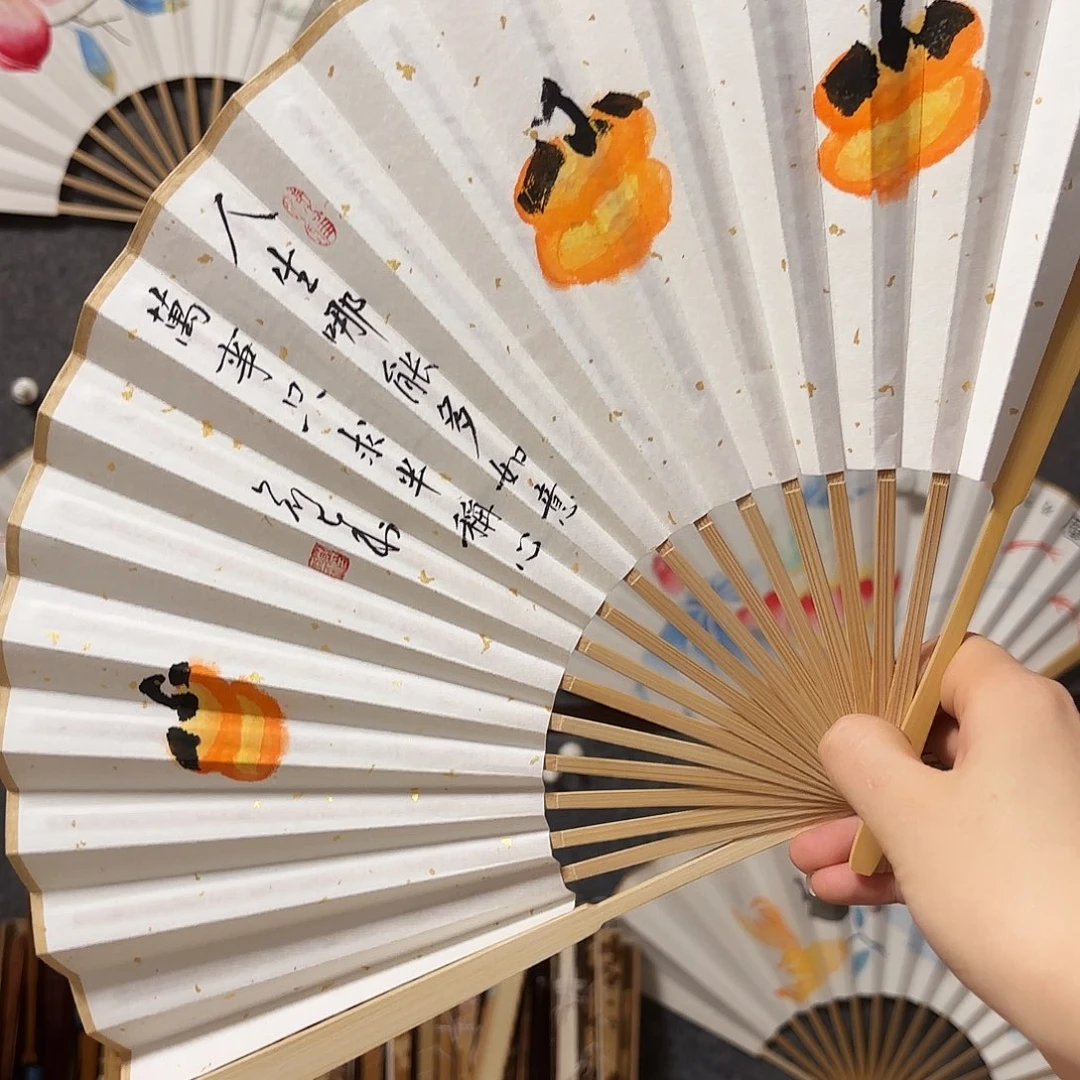 书法手写手绘作品8寸玉竹人生