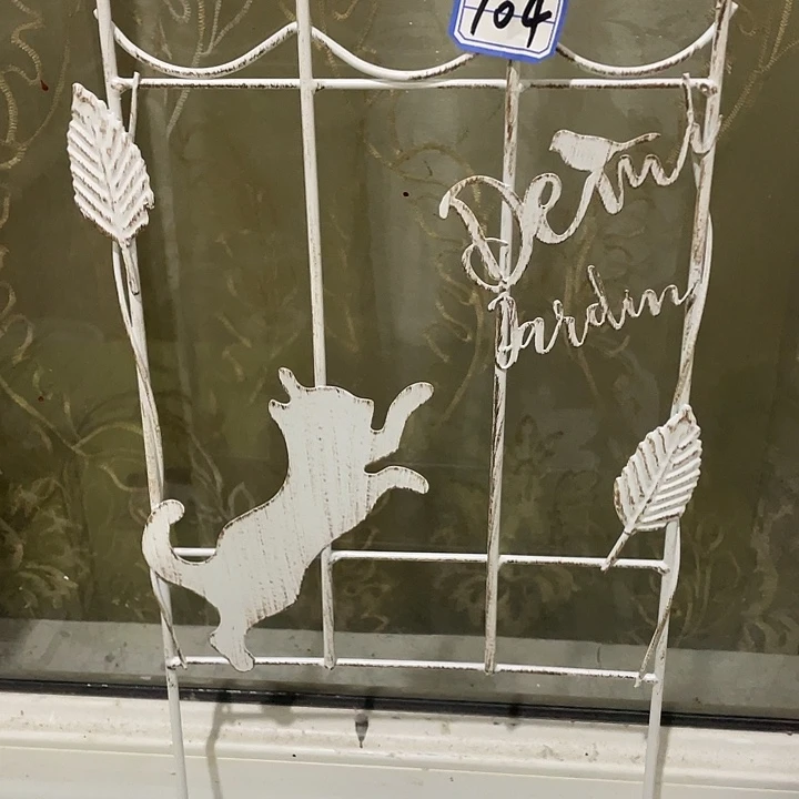 红陶铁艺园艺柳编花插微瑕