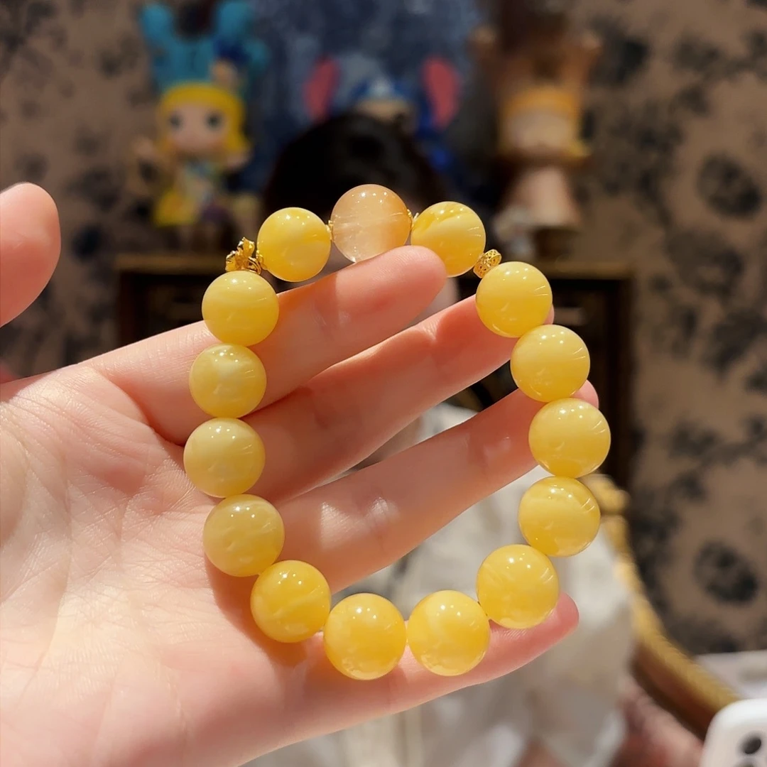 手链蜜蜡未镶嵌手串