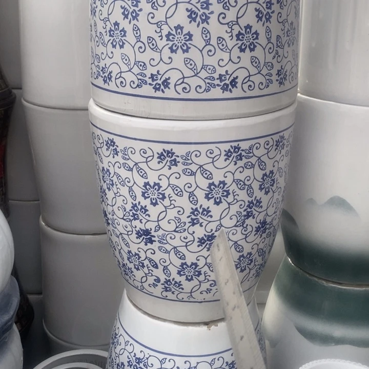 低腰青花瓷特大号2个