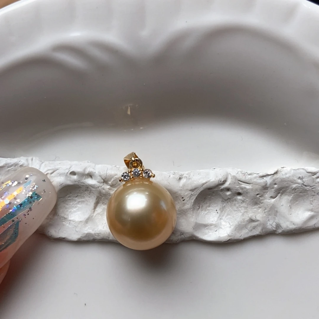 海水珍珠颈饰银S925镶嵌