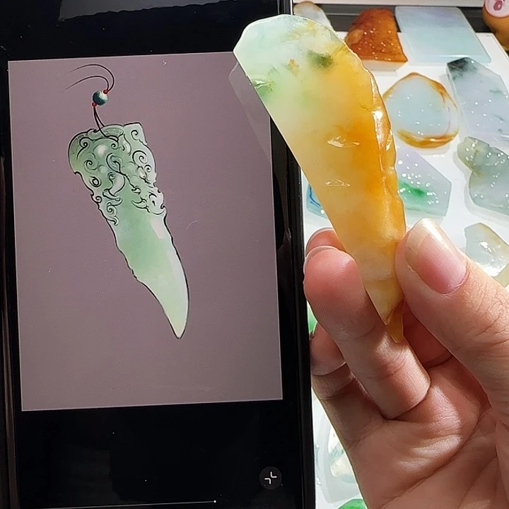 定制翡翠未镶嵌翡翠定制