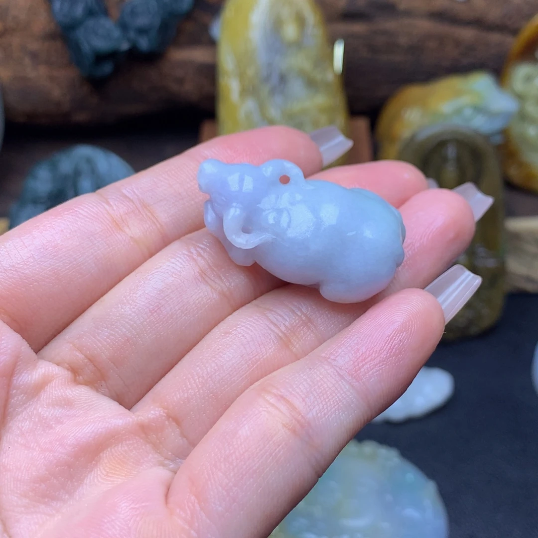 心***则未镶嵌定制翡翠翡翠