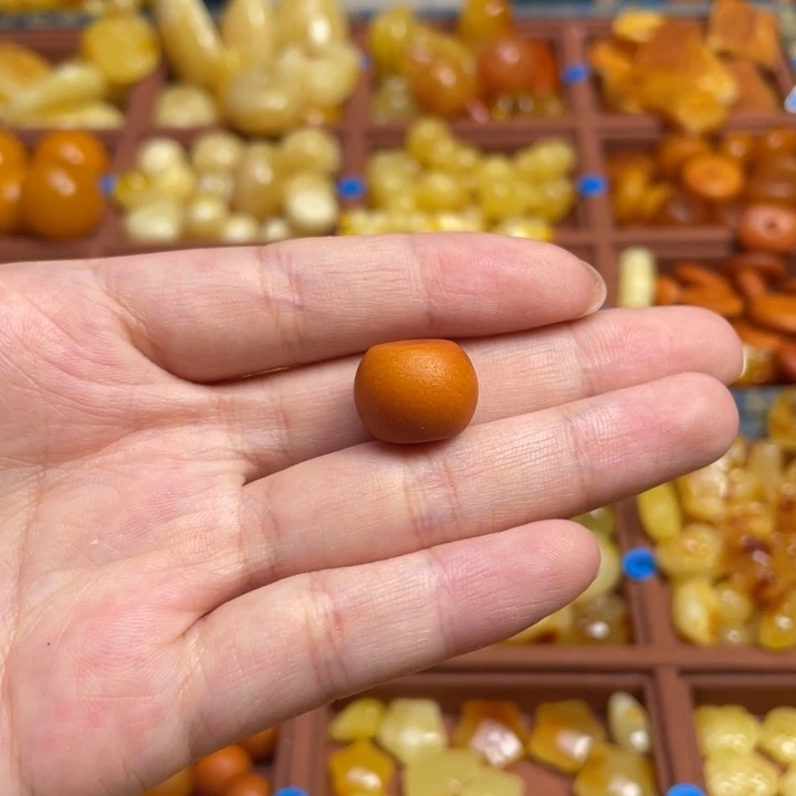C***調蜜蜡未镶嵌珠宝奇石橘皮墩
