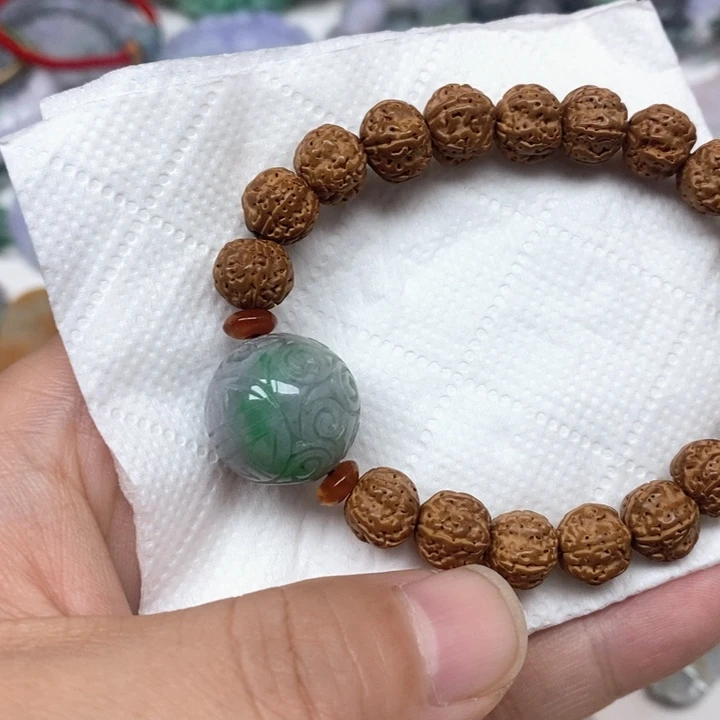 颈饰未镶嵌翡翠天然缅甸翡翠a货