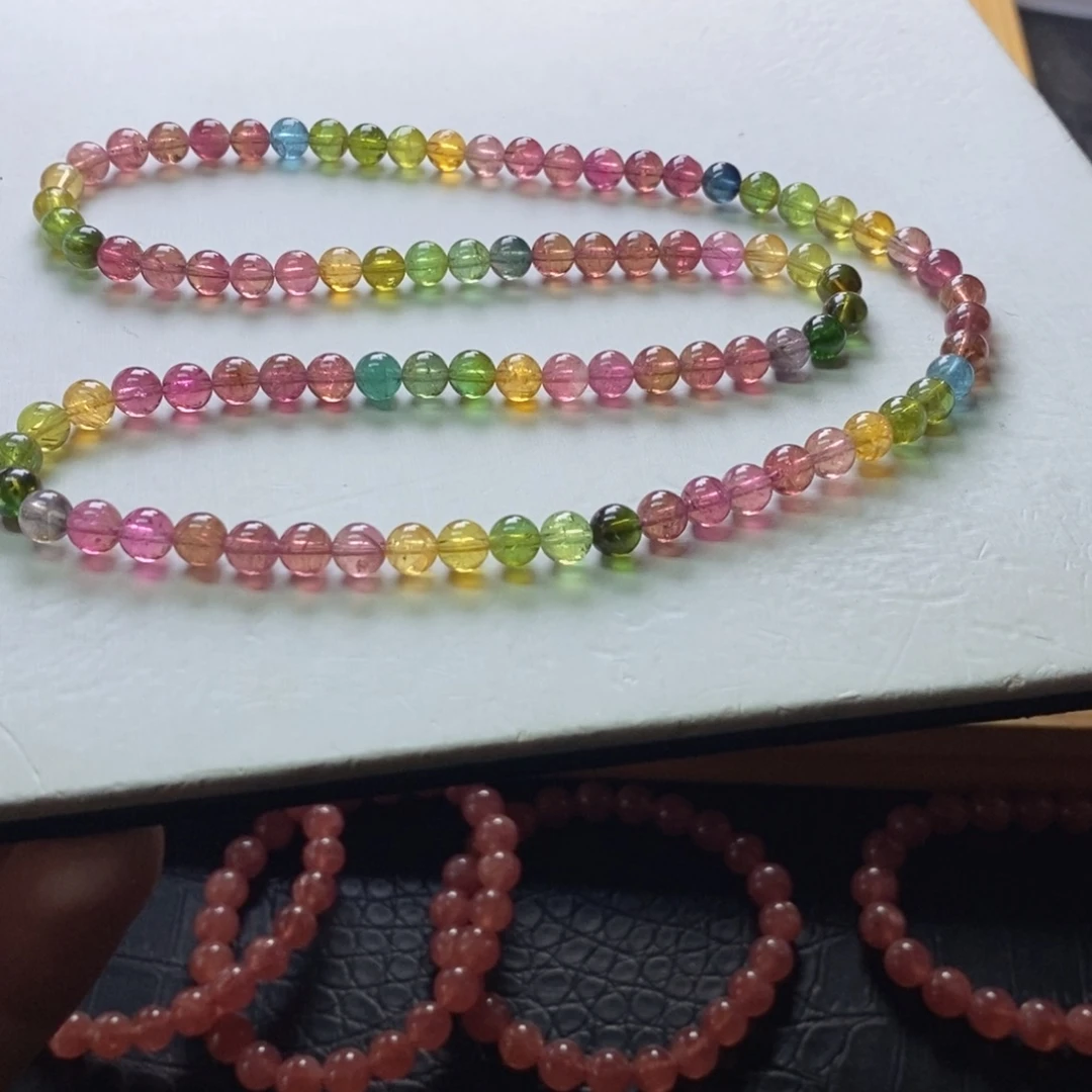 碧玺碧玺手链未镶嵌