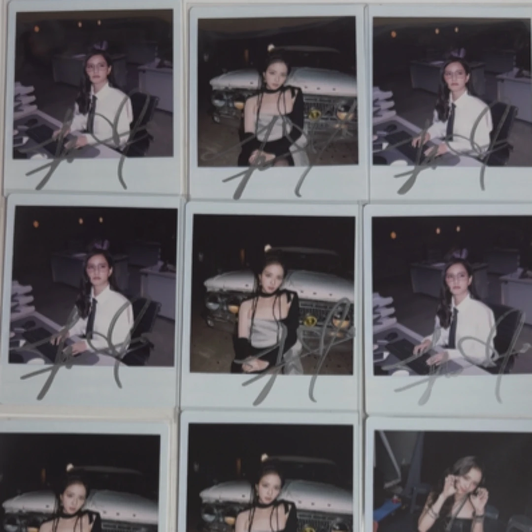 Jisoo亲签拍立得澳门见面会vip亲签拍立得