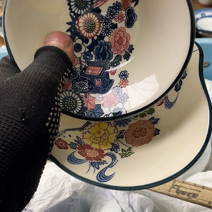 紫砂茶杯爱****虫日本回流精品瓷器