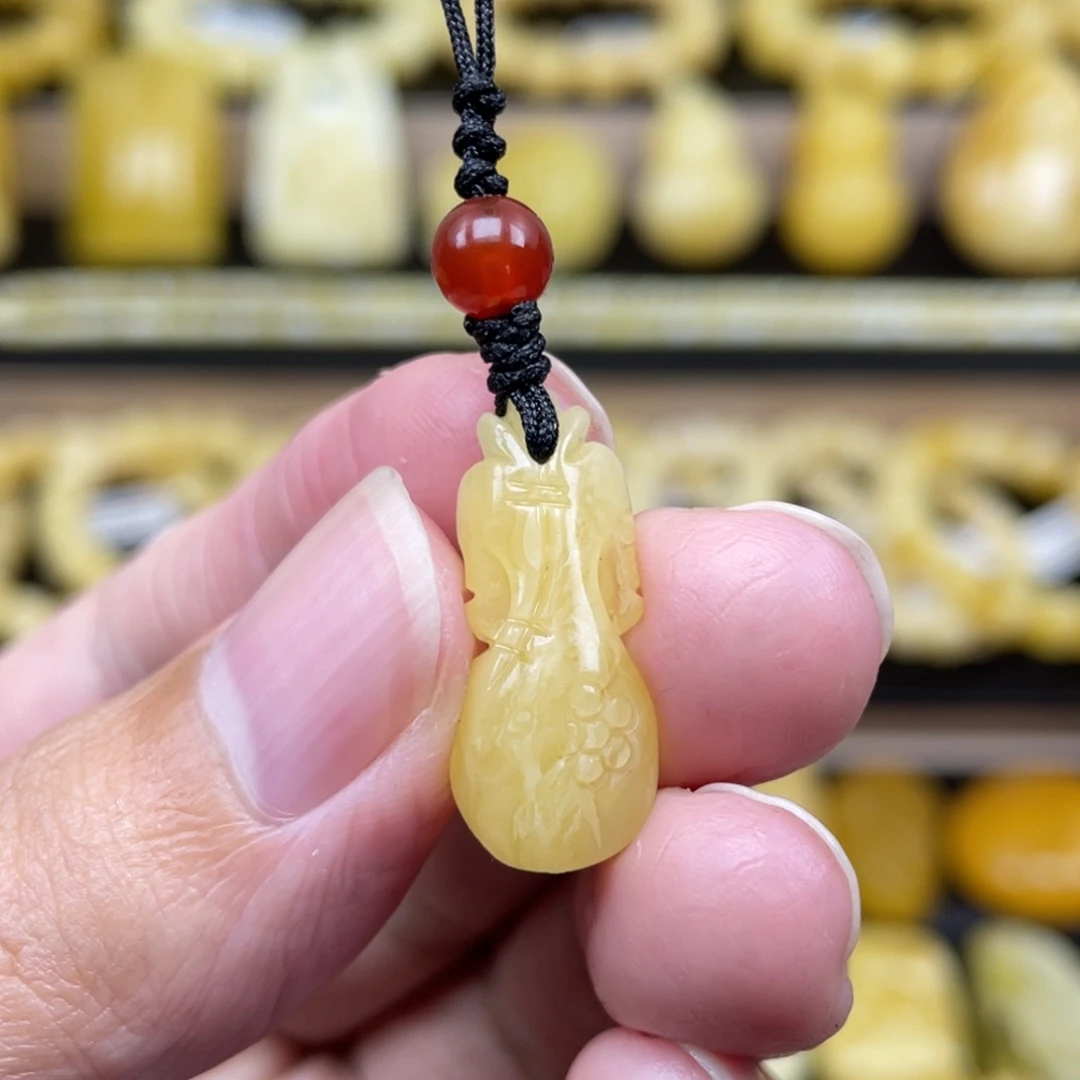 琥珀裸石未镶嵌琥珀蜜蜡