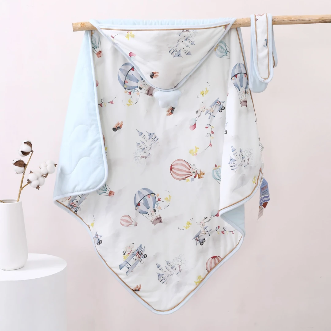 Snoopy/史努比产房抱被室内包被 澳洋绒抱被裹被新生儿婴幼儿抱被