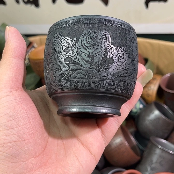 茶杯紫砂全手工紫砂主人杯