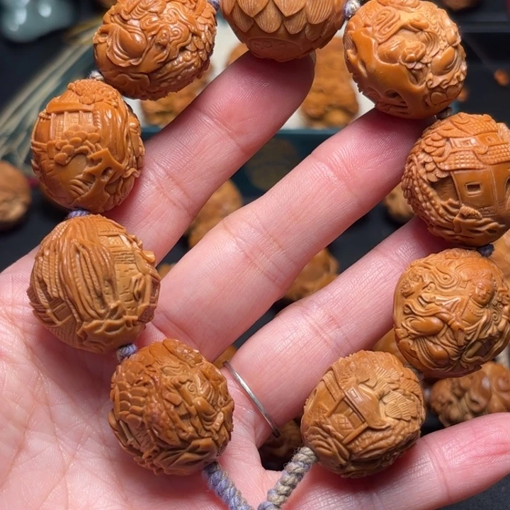 昭***ﾉ手串/手链橄榄核手串