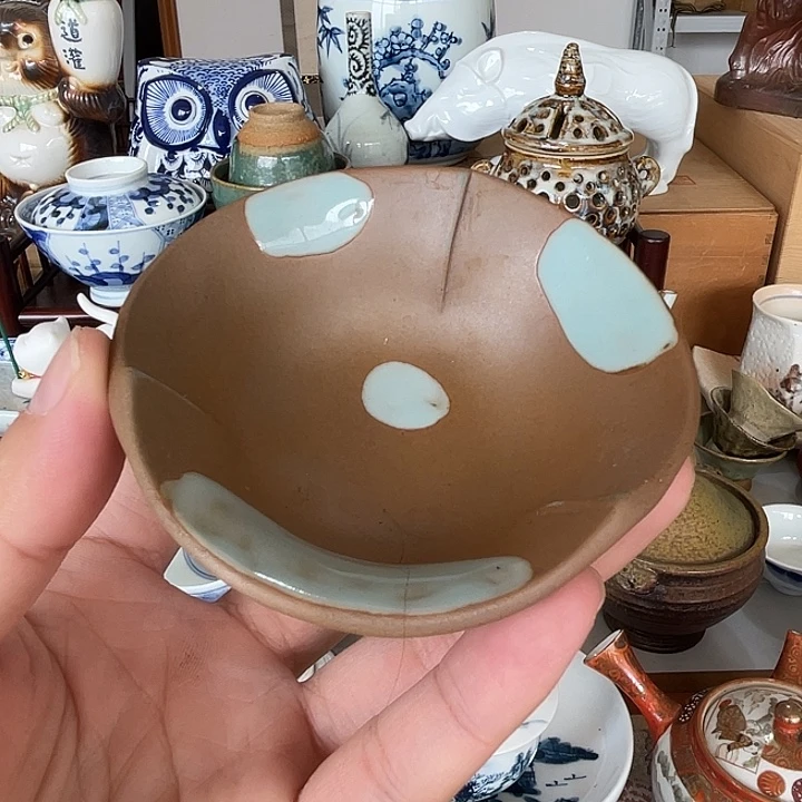 瓷片好看的杯子花盆都行