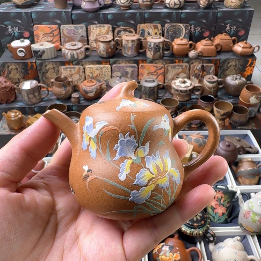 茶壶紫砂115cc原矿精工半手