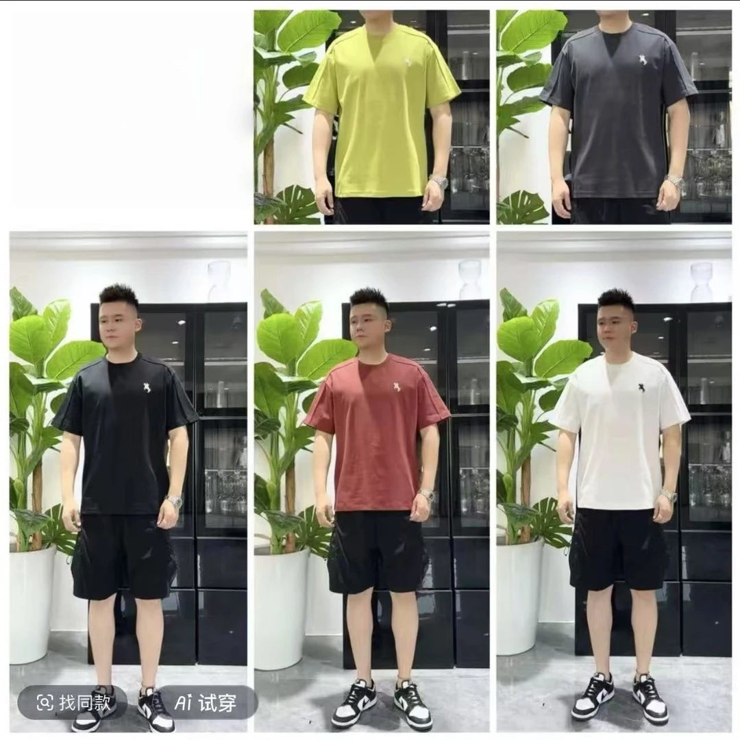 男士短袖夏季新款宽松舒适百搭T恤韩版时尚潮流休闲帅气半袖2536