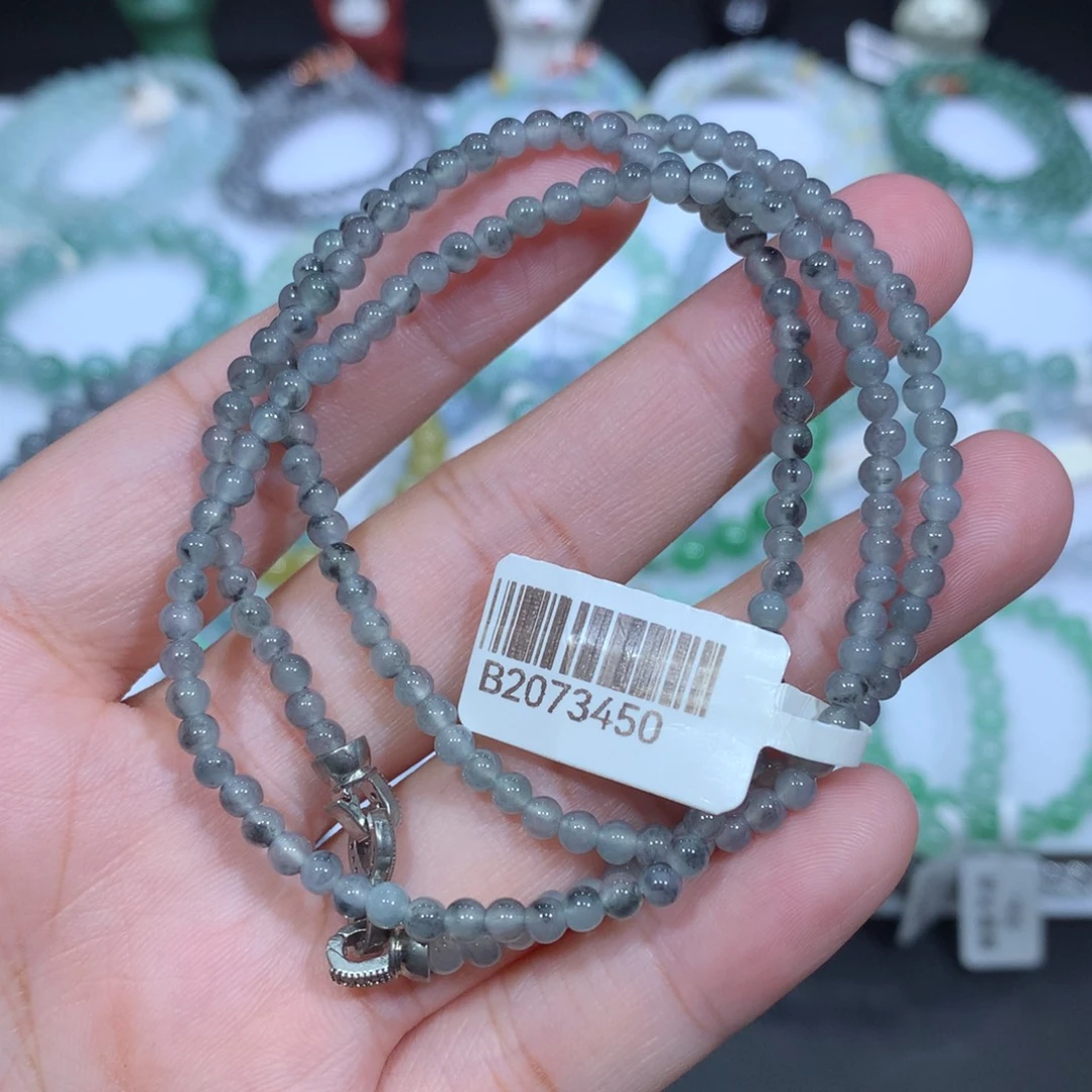 翡翠未镶嵌手串天然