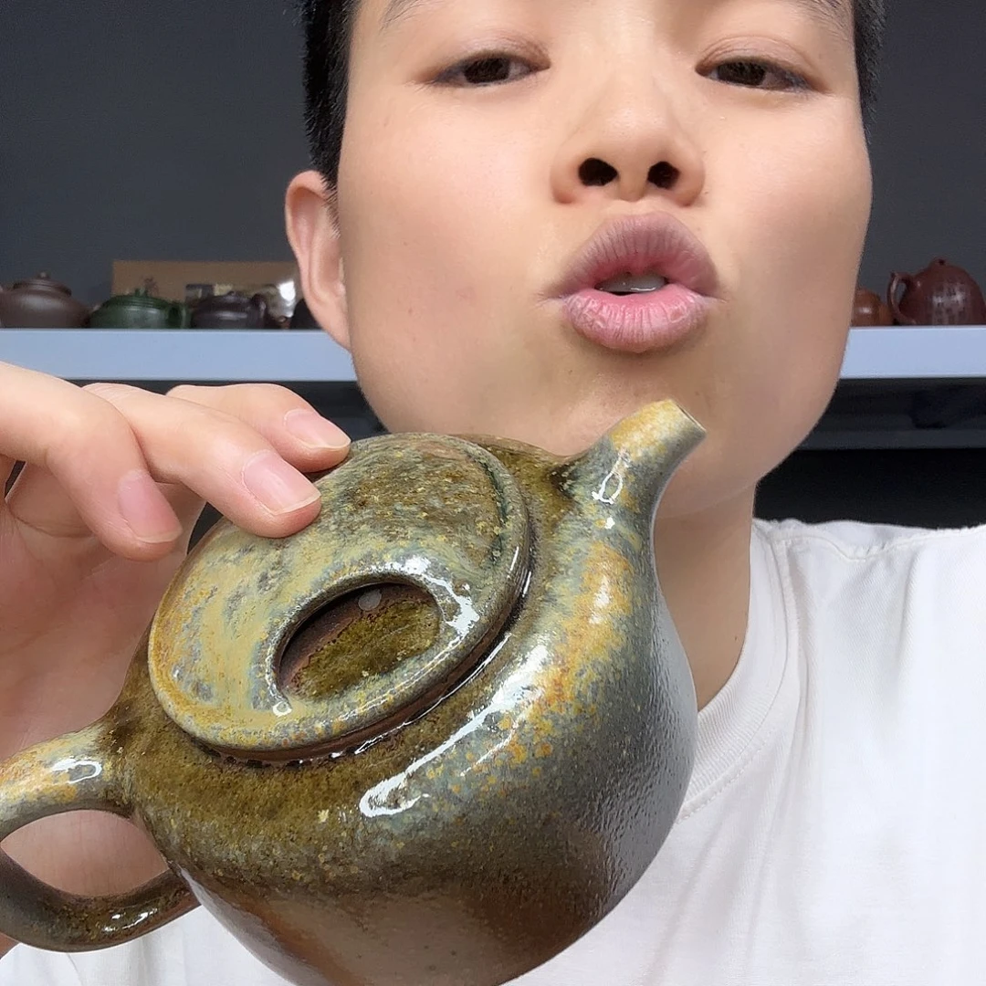 茶壶底槽青民间手艺人全手工制作