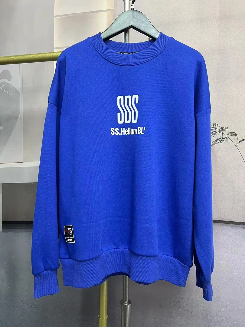 （113）冬季青少年加绒宽松版棉卫衣