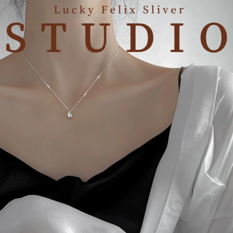 坠链均925银 L&F【水滴】通体纯银ins锁骨链设计感冷淡风防敏百搭