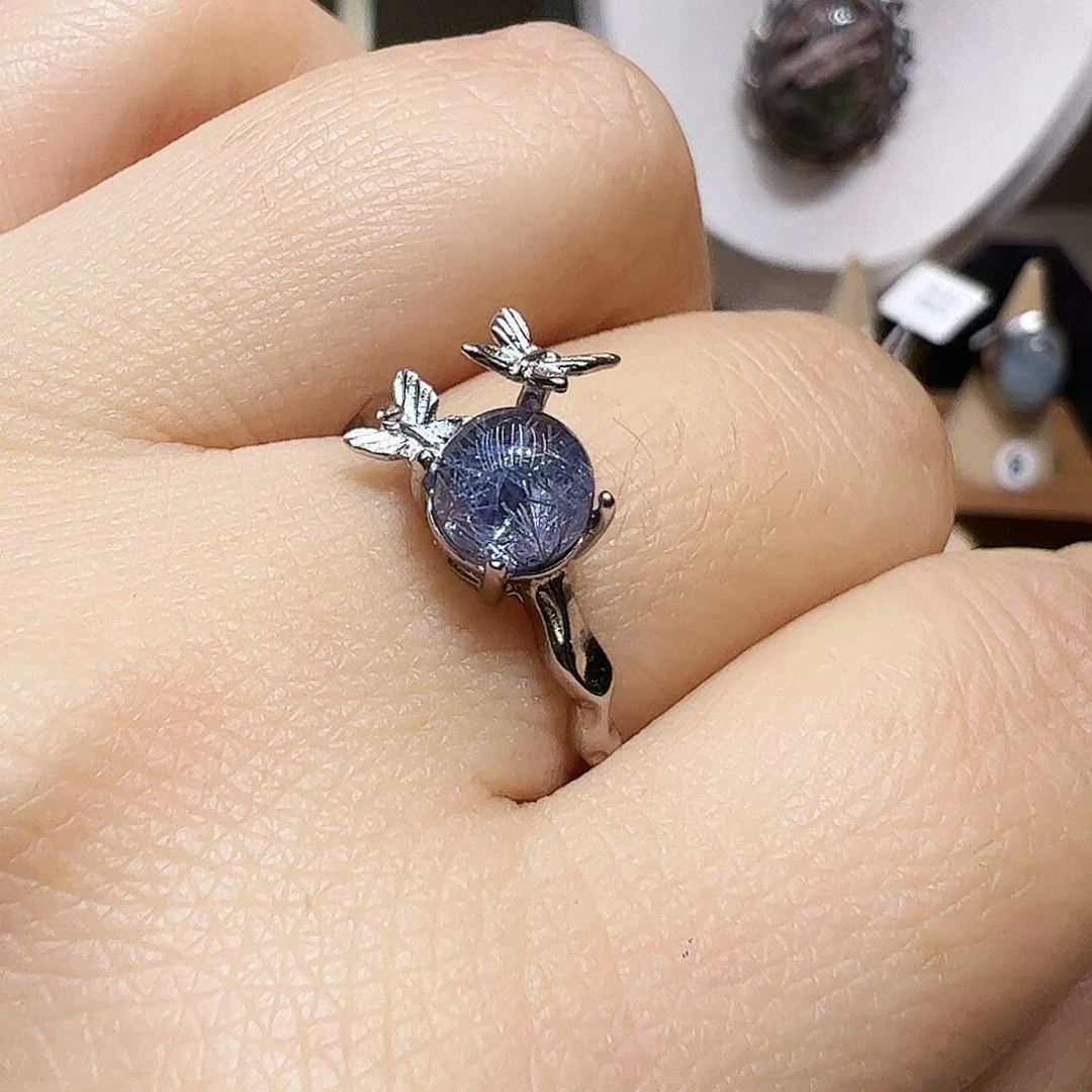 水晶珠宝半成品银S925镶嵌