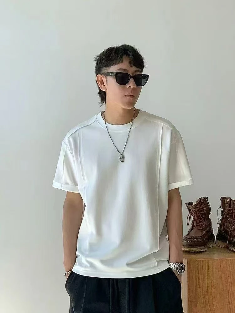 80881男士极简短袖