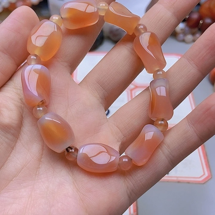 【闪购商品】未镶嵌玛瑙/玉髓珠宝半成品独**二