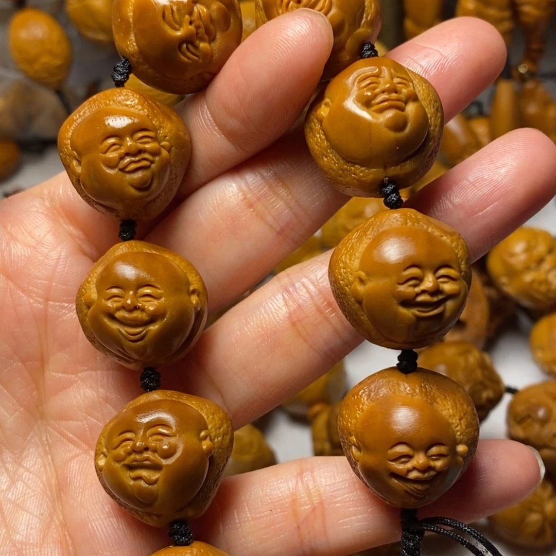橄榄核手串/手链橘子皮弥勒