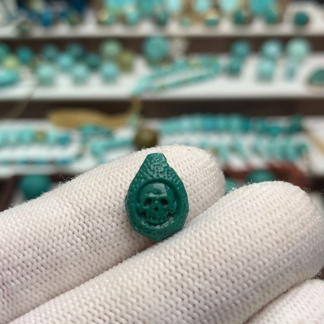 绿松石未镶嵌散珠